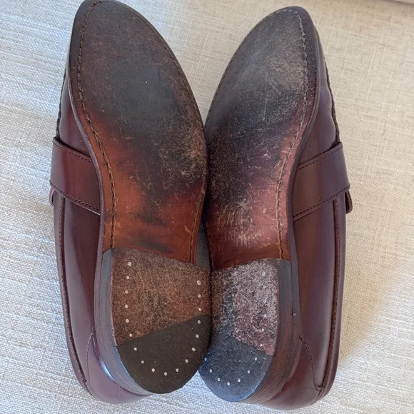 Vintage POLO RALPH LAUREN Men’s‎ Penny Brown Loafers - Picture 6 of 11